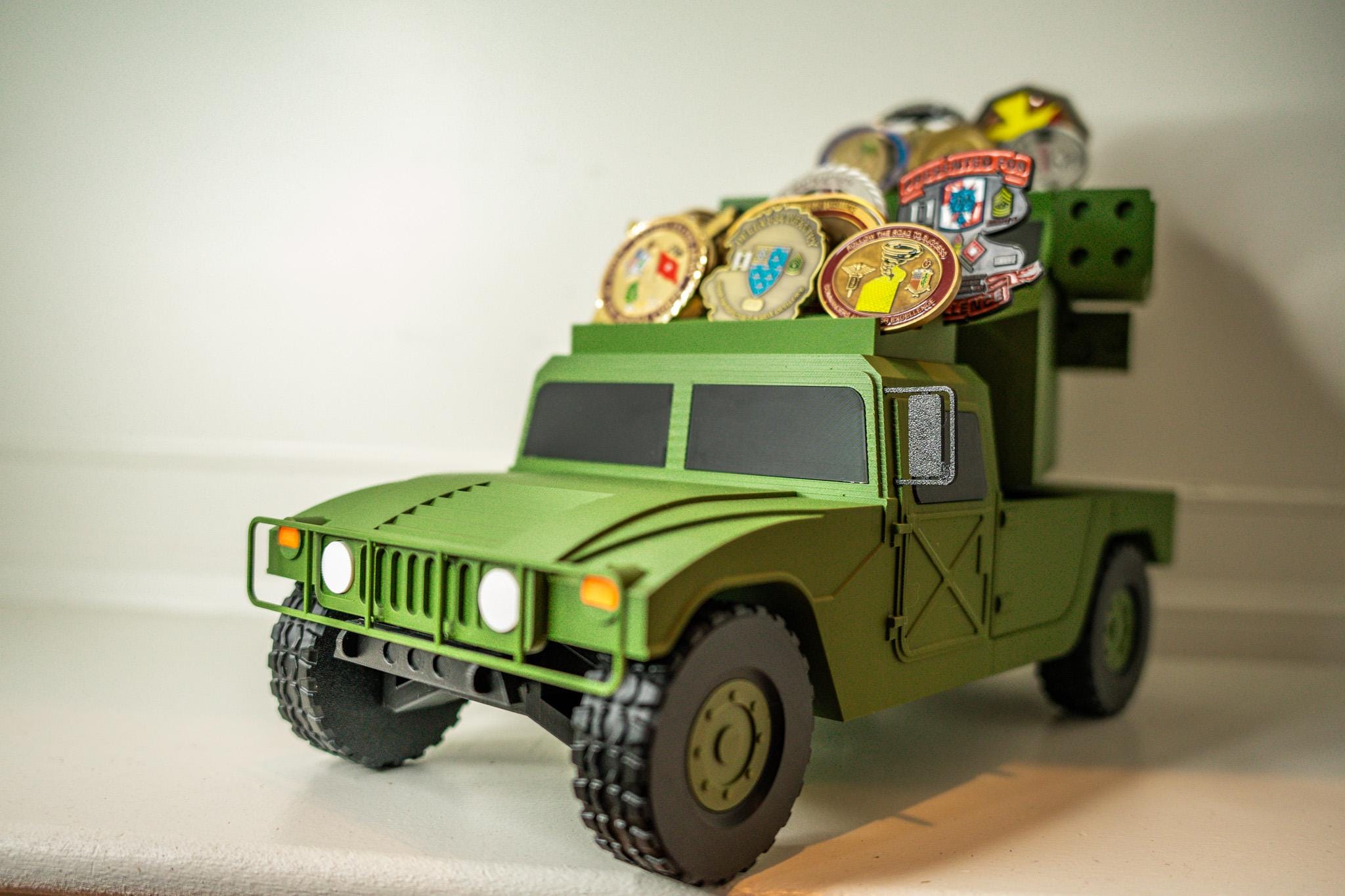 AN/TWQ-1 Avenger Coin Holder | ADA Military Desk Decor | Veteran Gift