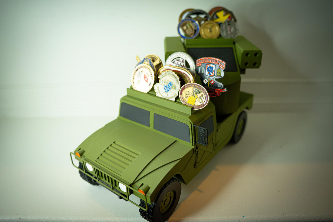 AN/TWQ-1 Avenger Coin Holder | ADA Military Desk Decor | Veteran Gift