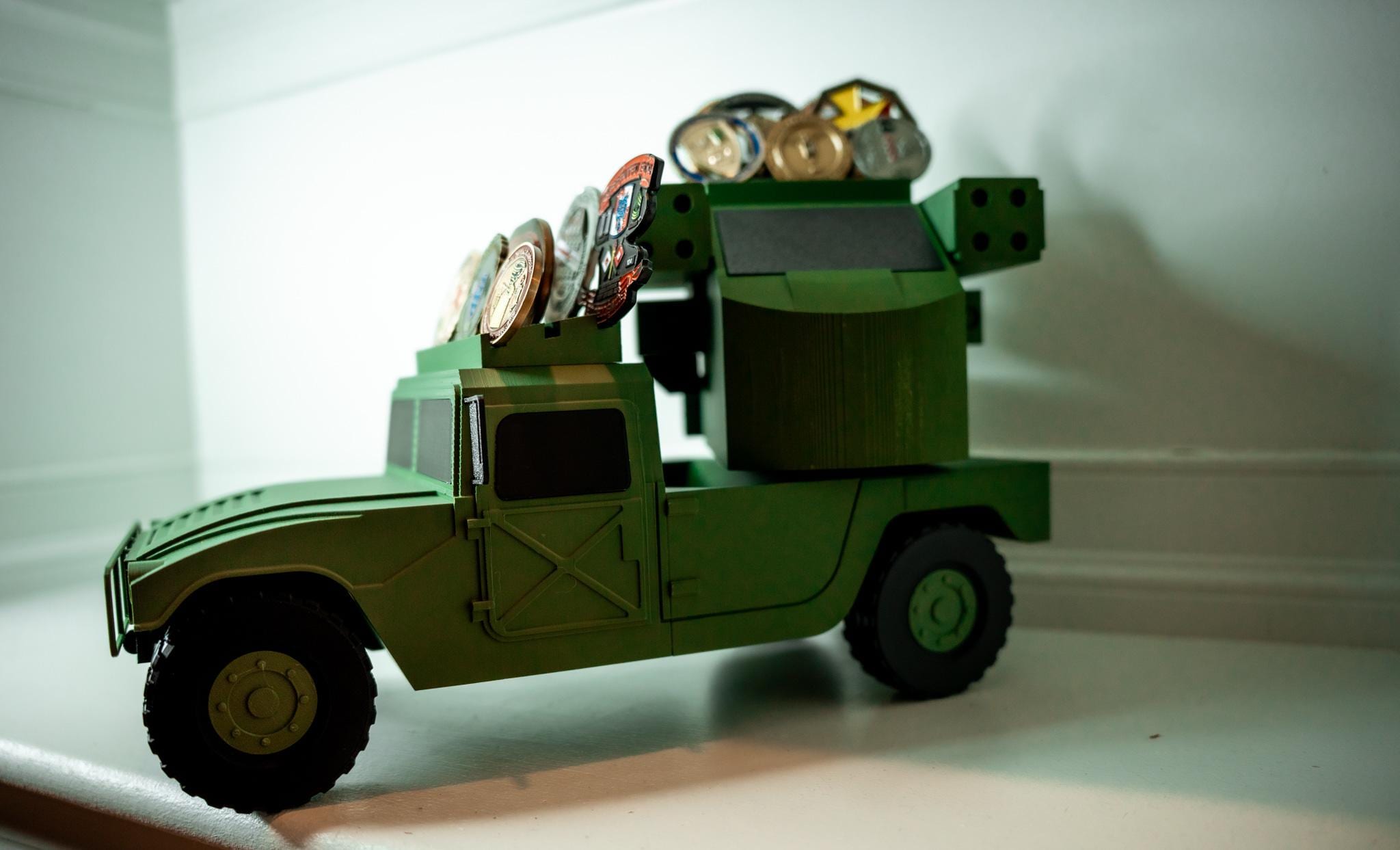 AN/TWQ-1 Avenger Coin Holder | ADA Military Desk Decor | Veteran Gift