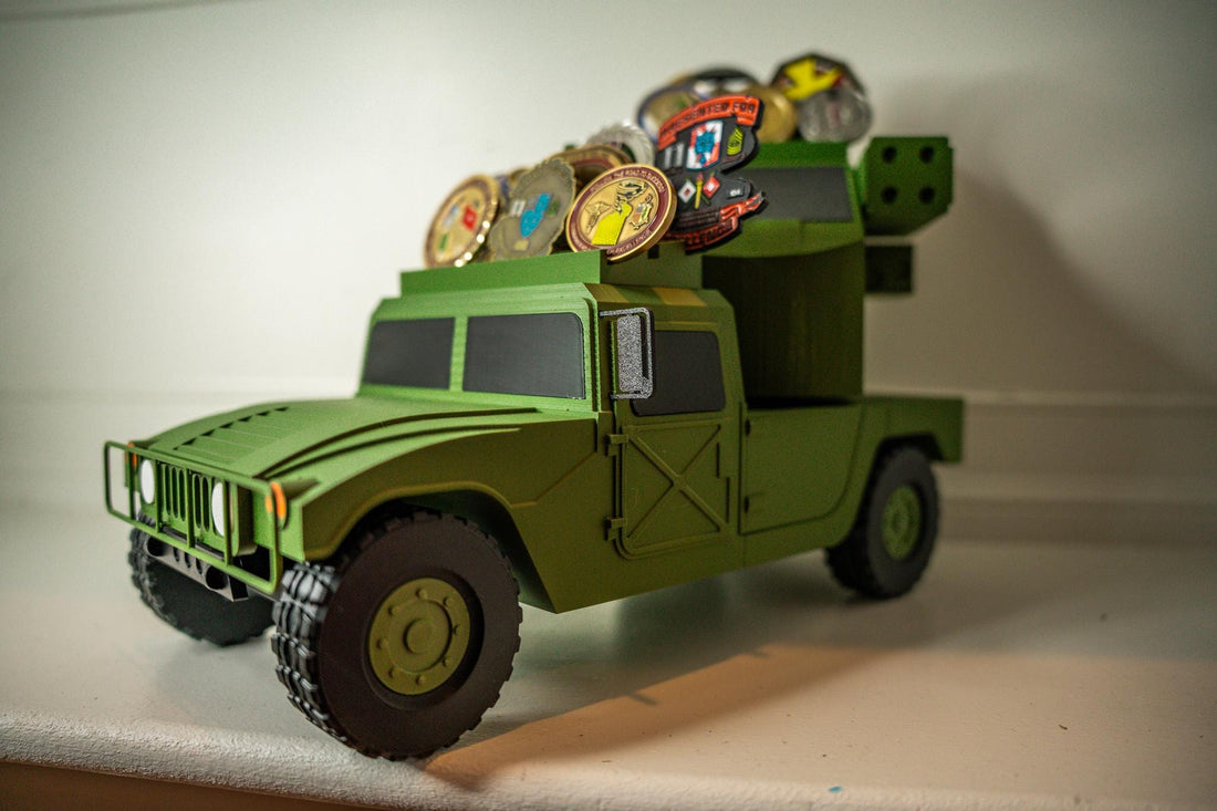 AN/TWQ-1 Avenger Coin Holder | ADA Military Desk Decor | Veteran Gift