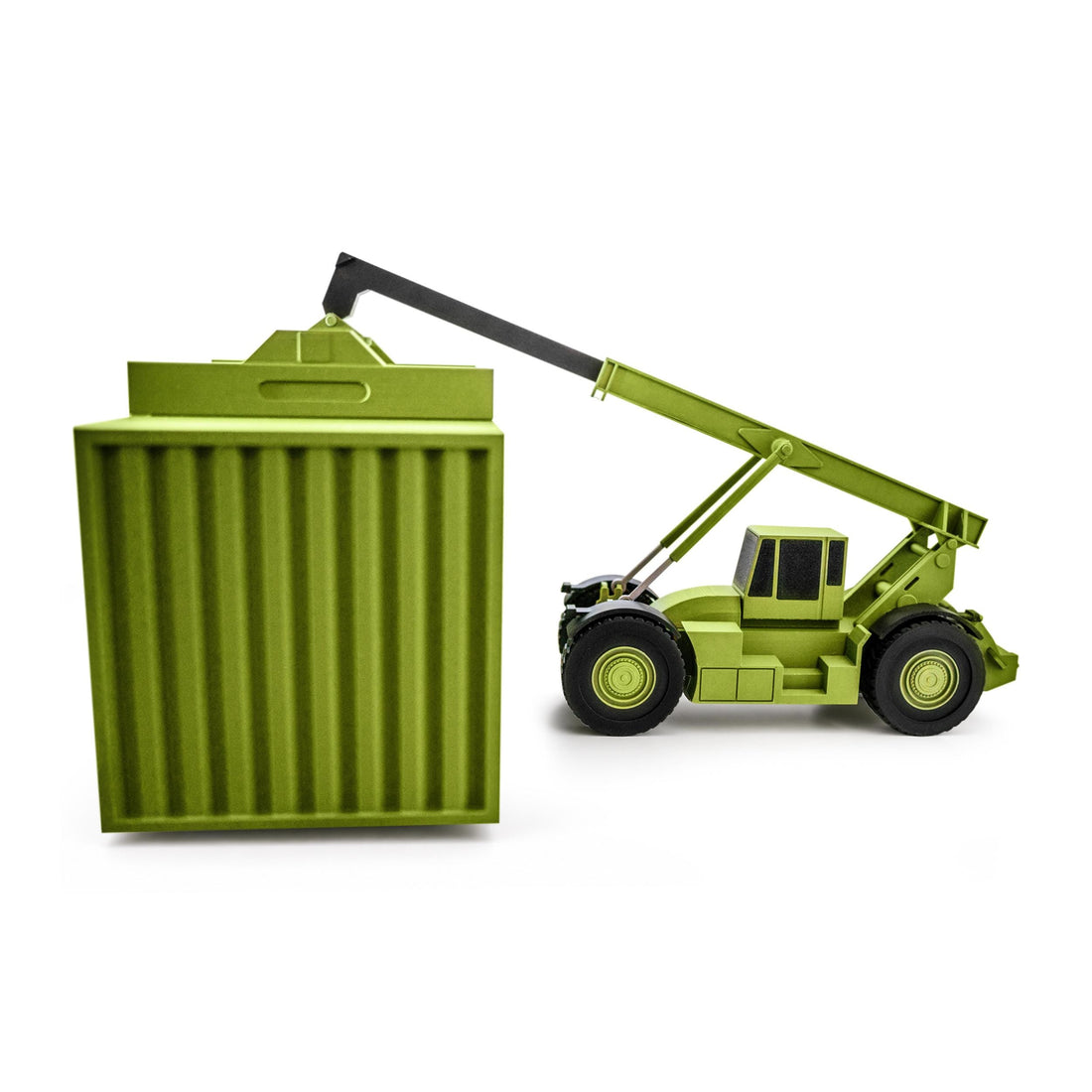 RT240 Rough Terrain Container Handler Coin Display | Military Challenge Coin Holder (3D Printed)